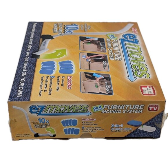 New EZ Moves Furniture Moving System As Seen On TV - Lifter Tool & 4 Slides - Picture 4 of 5